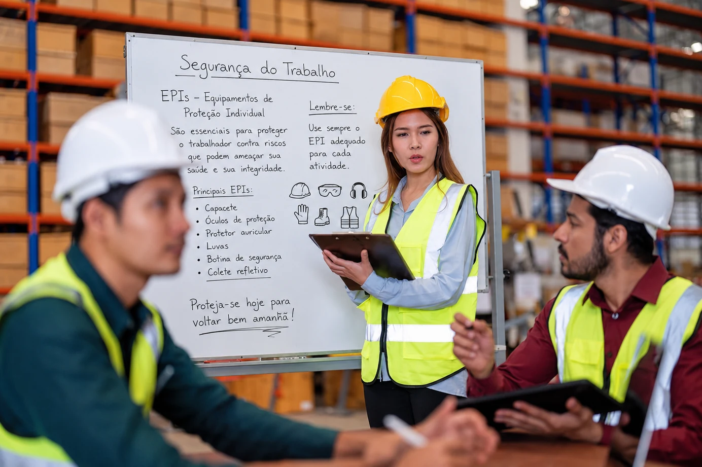 Treinamento híbrido em segurança do trabalho